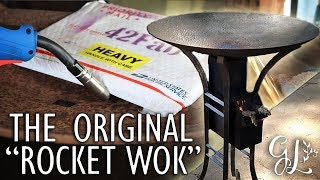 Rocket Stove Cowboy Wok Disc Cooker Build [upl. by Natiha]