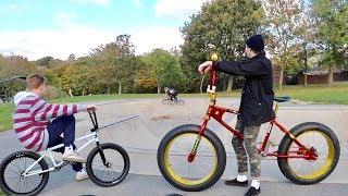 Riding A GIANT BMX [upl. by Nevil]