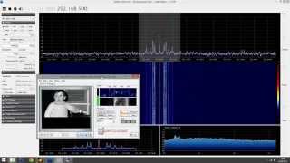 SSTV from Satcom satellites RTLSDR SDRSharp FLTSATCOM pirates [upl. by Hudson]