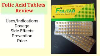 Folic Acid Tablets  Folitab Review  Uses Dosage Side Effects  Anaemia Treatment Medicines [upl. by Naffets183]