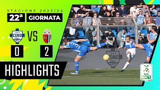 Como vs Ascoli 02  Il Picchio sfrutta la superiorità numerica  HIGHLIGHTS SERIE BKT 20232024 [upl. by De Witt630]