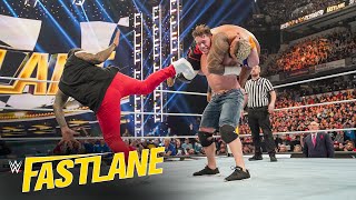 John Cena amp LA Knight vs Jimmy Uso amp Solo Sikoa WWE Fastlane 2023 highlights [upl. by Verna]