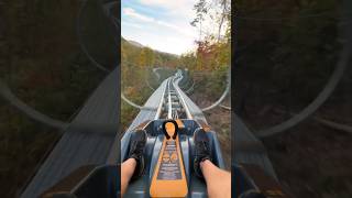 NEW Anakeesta Mountain Coaster Gatlinburg TN  Hellbender POV [upl. by Anak347]