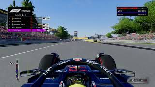 F1 2023  Spannendes Rennen in Monza ohne Ideallinie  TV Perspektive  Online Rennen auf der PS4 [upl. by Yanetruoc]