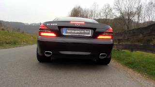 Mercedes Benz SL 600 V12 Sound Exhaust [upl. by Aramad]