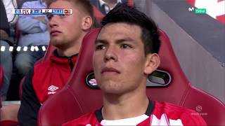 El día del debut Chucky Lozano vs AZ  Eredivisie  HD 720p  120817 [upl. by Eigla]