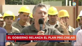 TV Pública Noticias  Macri relanzó el plan de créditos ProCreAr [upl. by Citron]