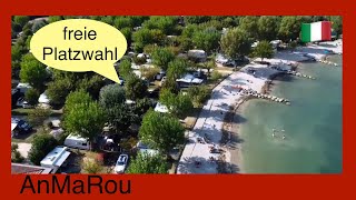 🇮🇹 Gardasee Manerba Camping Rio Ferienglück mit Drohnenflug Italien [upl. by Horatio]