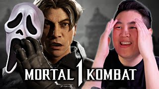 MORTAL KOMBAT 1  GHOSTFACE FACE REVEALED amp STORY ENDING REACTION [upl. by Ailem148]