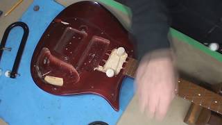 1976 Rickenbacker Guitar Repair Part 2 [upl. by Dumas]