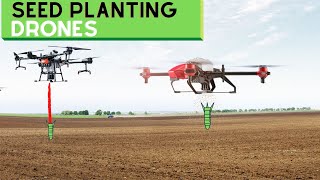 Top 5 Agricultural Drones that Spread Seeds  Forestation Drones [upl. by Akeim]