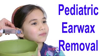 Pediatric Earwax Removal Using a Syringe Ear Flushing [upl. by Ramilahs]