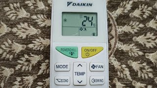 ac remote settingac remote function daikin ac remote functionac remote control [upl. by Hilde]