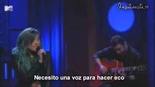 Demi Lovato Nightingale Live  Coletivation MTV subtitulado español [upl. by Ivy]