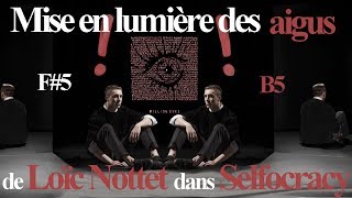 Notes Aiguës de Loïc Nottet  Selfocracy  Voix mixte F5  Falsetto  HV B5  Vocal Highlights [upl. by Mahan]