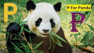 🎵 P for Panda to Pangolin Fun Animal Song for Kids 🎶 AnimalSongs KidsLearning PAlphabet [upl. by Gentille]