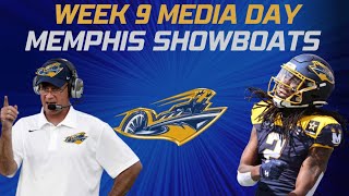 2024 Memphis Showboats 17 Week 9 Media Day [upl. by Ydnamron]