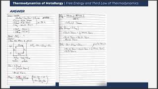 Question and Solution Entropy Change in Dissociation Reaction  Free Energy [upl. by Bal]