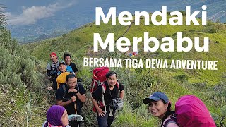 Badai di gunung merbabu  pendakian lewat jalur selo adaapabrembrem [upl. by Casabonne]