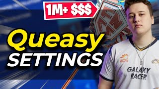 Queasy Fortnite NEW Settings 1M Earnings [upl. by Steinberg55]