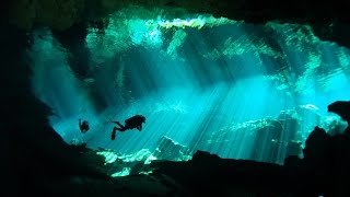 Diving the Mexico Yucatan Cenotes  Highlights HD [upl. by Illyes808]