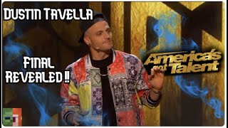 Dustin Tavella REVEALED  Americas Got Talent Final [upl. by Jarrid]