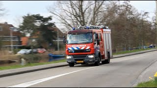 Brandweer Rijkswaterstaat Politie en Ambulances met spoed in Gooi en Vechtstreek en Utrecht [upl. by Annoved565]