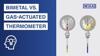 Bimetal vs gasactuated thermometers  What is the difference [upl. by Nivlem]