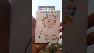 greeting card ideas 💗✨️ shorts video  viral craft song [upl. by Ybroc]