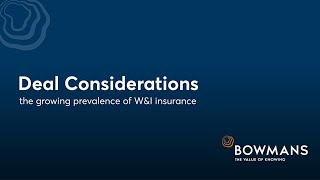 Deal Considerations the growing prevalence of warranty and indemnity insurance in South Africa [upl. by Dorahs]