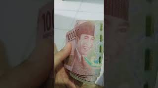 uang 100 ribu rupiah rupiah [upl. by Aniretake]