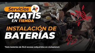 Instalación de baterías gratis en Autoplanet [upl. by Bessie609]