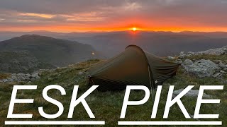 SOLO WILD CAMP ESK PIKE the Lake District [upl. by Byrann]