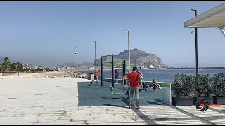 PALERMO IL NUOVO LUNGOMARE DEL FORO ITALICO [upl. by Gudren]