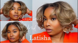 Cutting my Sensationnel Latisha wig into a bob  Flamboyandsand  Blonde wig  MissOla [upl. by Shepherd]