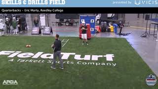 Reedley HC Eric Marty QB Skills amp Drills  2018 AFCA Convention [upl. by Anilys]