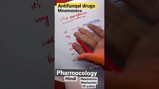 ANTI FUNGAL DRUGS MNEMONICSPHARMACOLOGYHINIDICLASSIFICATIONpharmacologyantifungal [upl. by Isoais]