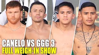 CANELO VS GGG 3 • FULL WEIGH IN SHOW amp FACE OFFS [upl. by Arianna]