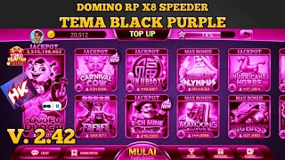 ‼️APK HIGGS DOMINO RPampGLOBAL V242 • X8 SPEEDER TERBARU • TEMA BLACK PURPLE • MAIN 2M AUTO GACOR CUY [upl. by Levison481]