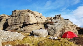 Christianbury Crags Bewcastle Fells in Cumbria Wild Camp March 2016 [upl. by Itsa212]