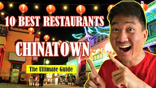 10 Best Restaurants in Chinatown Los Angeles [upl. by Adnalue]