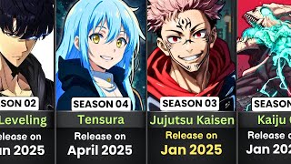 Every UPCOMING Anime Sequels in 2024  2025 [upl. by Jedlicka]