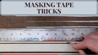 Using Masking Tape For Curves in Painting [upl. by Samoht]