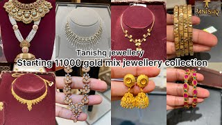 Tanishq 22kt gold mix jewellery design with price tanishq gold jewellery collection tanishq [upl. by Dhiren]