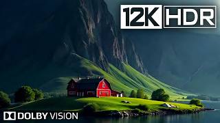 Dolby Vision Video 12K HDR 240 fps  The Most Beautiful EARTH Video BGM [upl. by Aldos744]