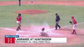 Huntingdon baseball uses big 1st inning to power past LaGrange [upl. by Inaej]