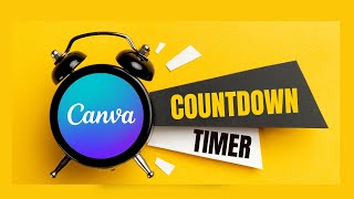 Simple Countdown Timer in Canva for Beginners StepbyStep Tutorial [upl. by Anelehs]