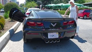 Corvette C7 w LSD doors on the road in Bulgaria [upl. by Acireed]