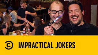 The Most Annoying Waiter  Impractical Jokers [upl. by Ahscrop]