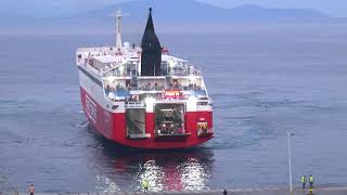 Fast Ferries  Andros  Arriving at Rafina [upl. by Hetti]